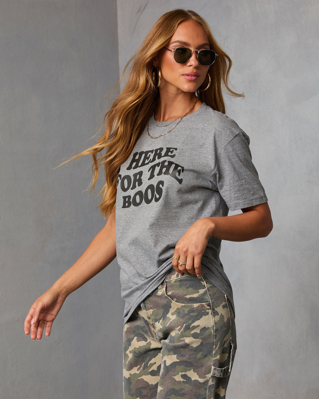 Here For The Boos Short Sleeve Graphic Tee