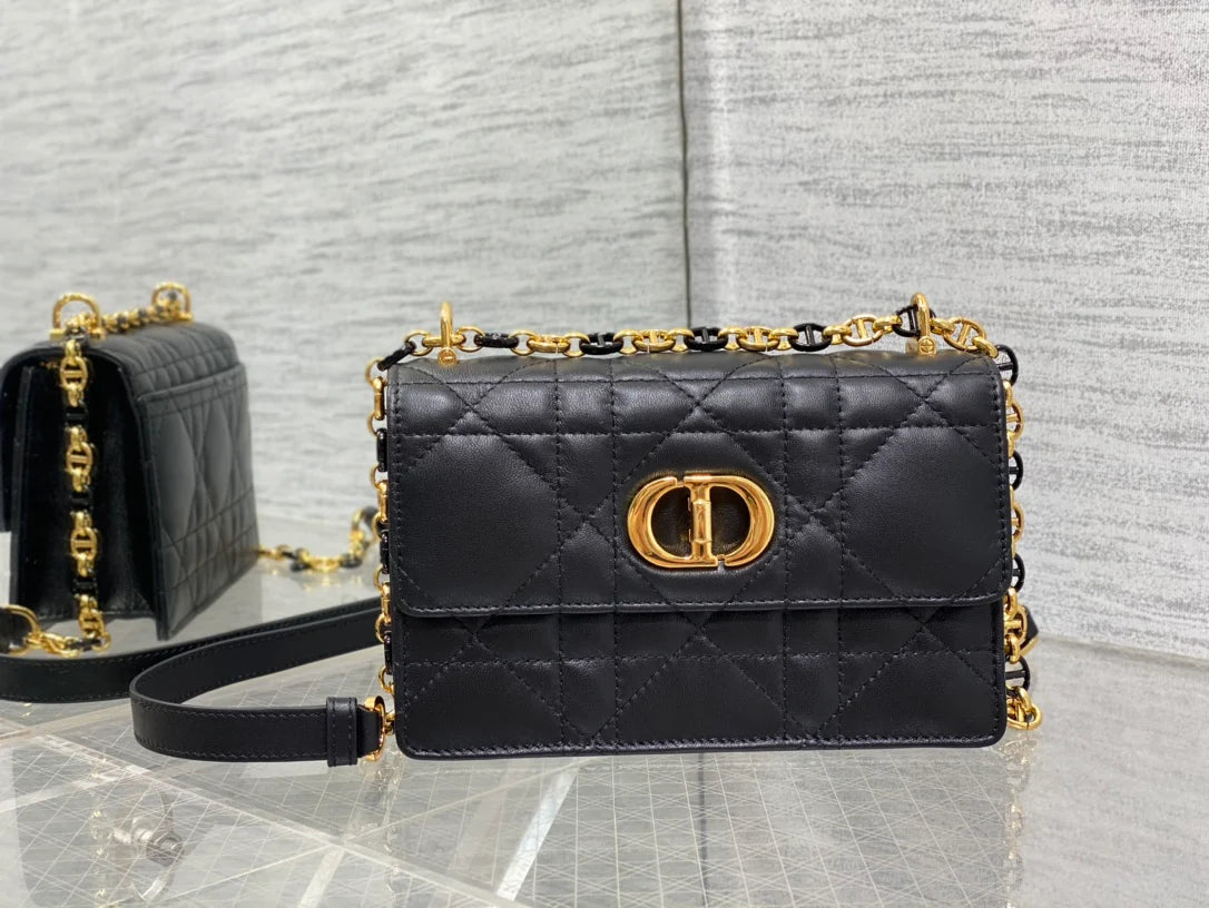 Dior Miss Caro Bag Macrocannage Lambskin Bag - 19 x 13 x 5.5 cm