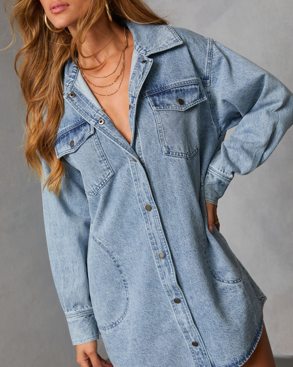 Tawnelle Denim Mini Dress