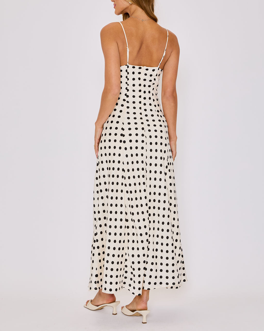 Paulina Polka Dot Maxi Dress