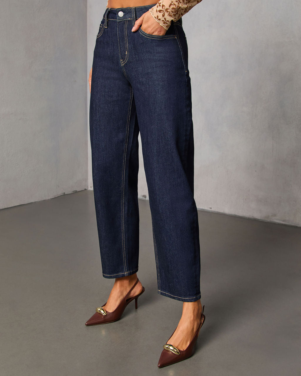 Rayden Stretch Slim Barrel Jeans